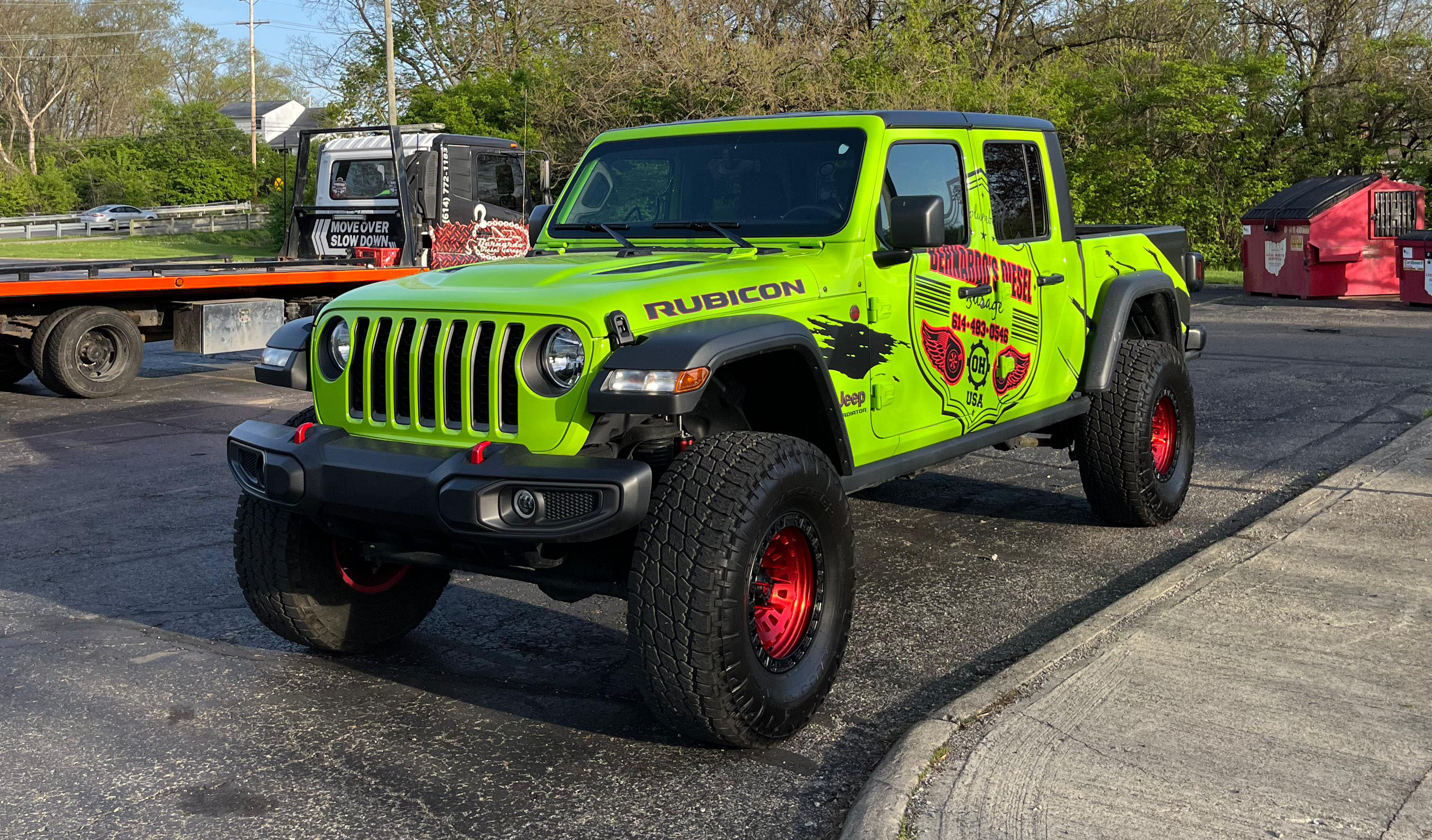 Jeep Gladiator Rubicon frontal — Bernardo Bros Diesel